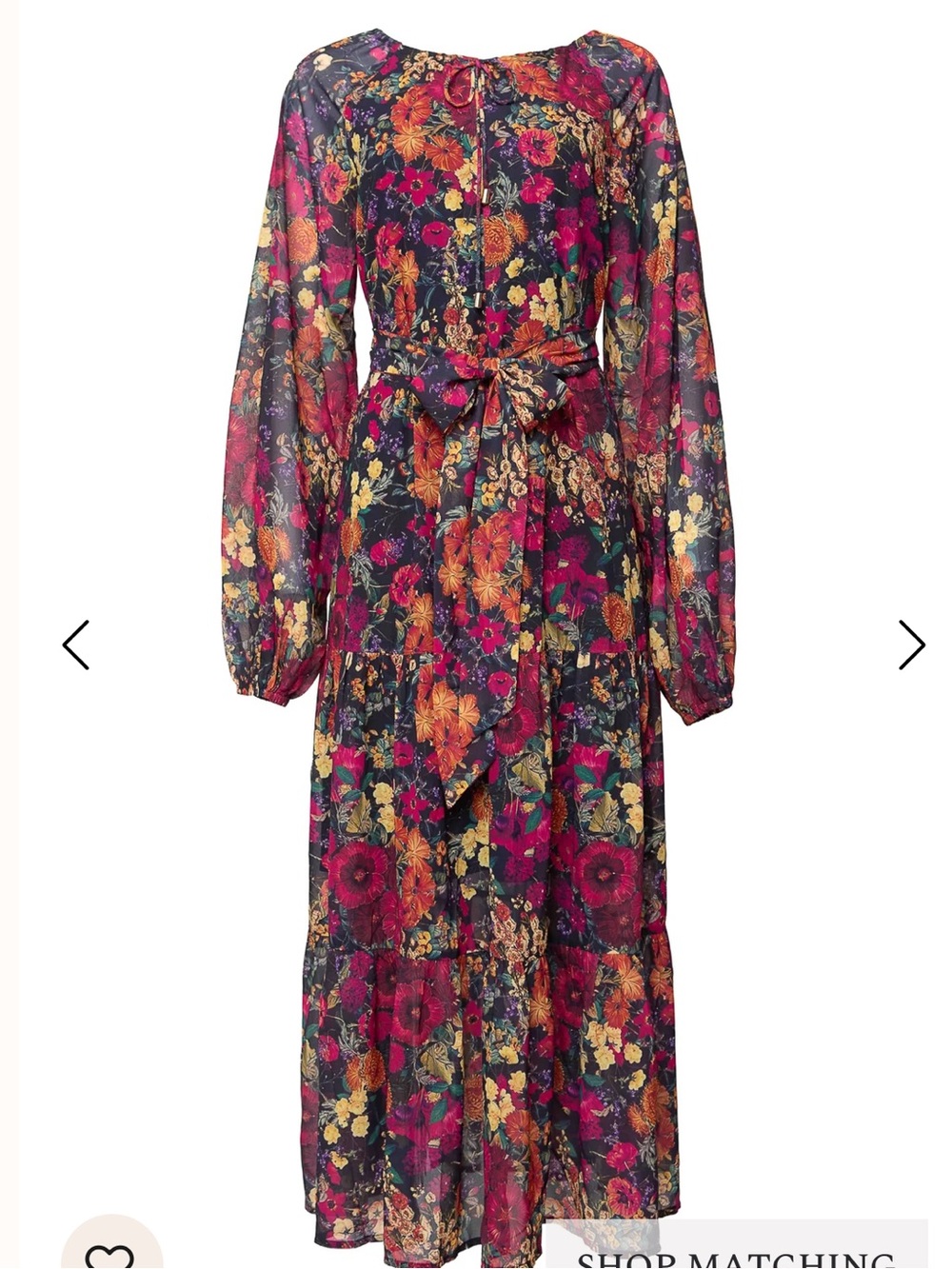Ivy City Co. Imogen Dress in Night Garden Maxi Floral Boho Bohemian - Picture 3 of 16